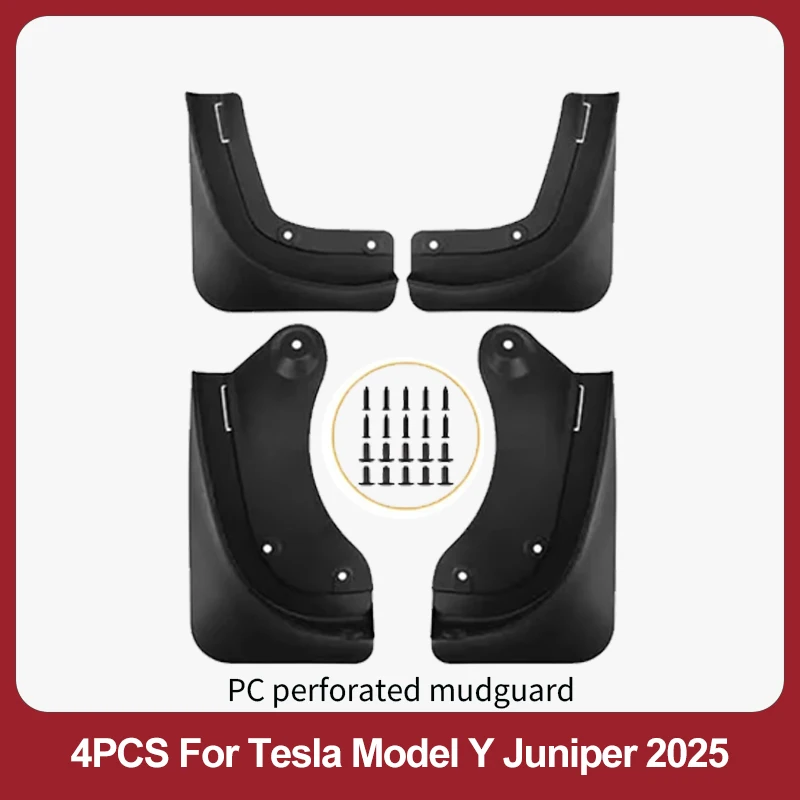 Tesla Model Y Juniper spatborden stevig polycarbonaat PC