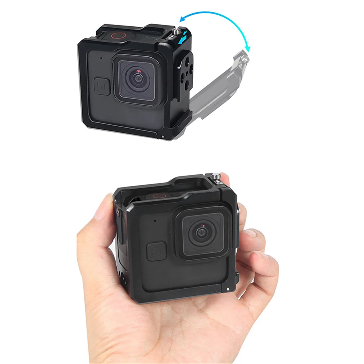 Camera Cage Rig Telaio Protettivo Coperchio Batteria Laterale Supporto Per Scarpe Fredde Per Gopro Hero 11 Mini Azione Con Coperchio Laterale