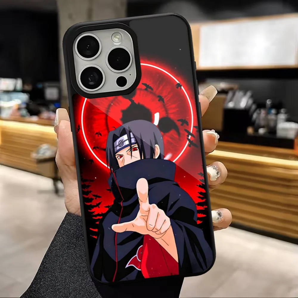 U-Uchiha-ES Anime Itachi Magnetic Wireless Charging Phone Case