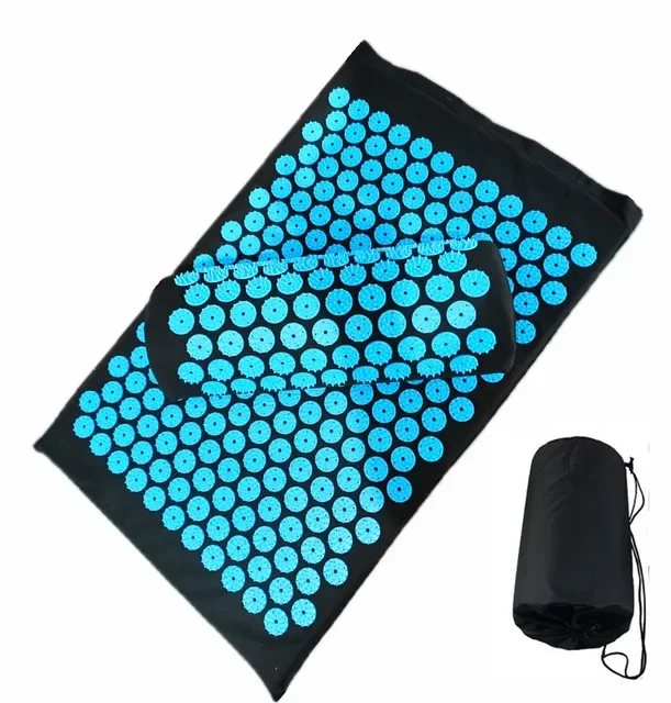 Massager Cushion Mat Massage Yoga Mat Acupressure Relieve Stress Back Body Pain Spike Acupuncture Massage Yoga M