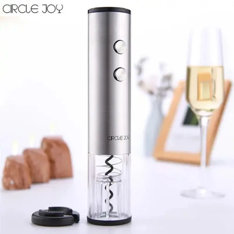 Original Circle Joy Round Stainless Steel Electric Red Wine Stopper