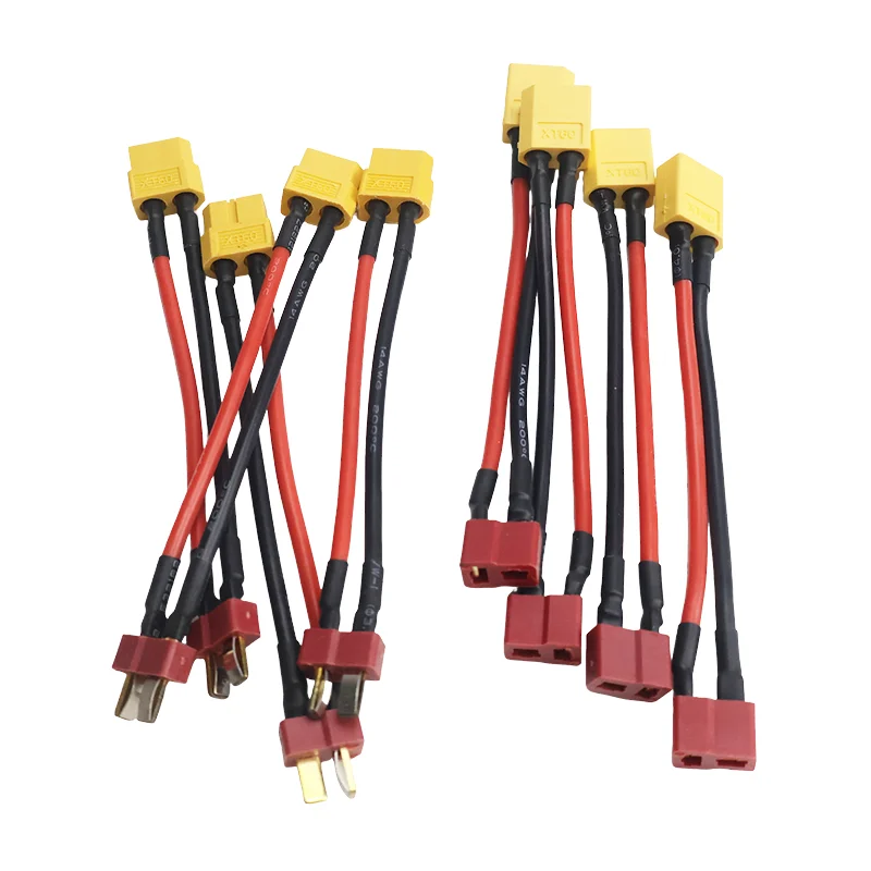 Lot de câbles adaptateurs XT60, XT30, XT90, EC5 pour RC - 10cm
