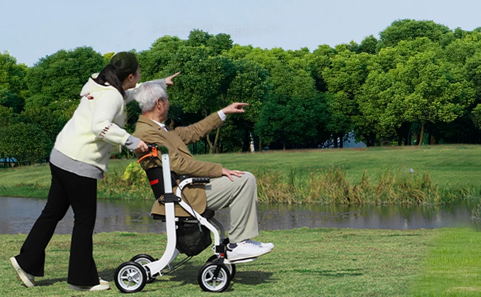 Wheelchair mode of multifunctional walker