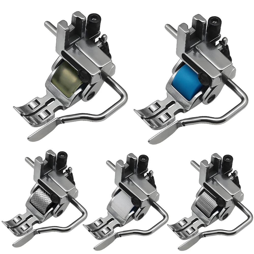 Pied-de-biche Réglable P351 Nouvelle Machine à Coudre Industrielle à Point Noué Accessoires De Voiture Plats Matériau En Acier à Ourlet Pliant Inférieur