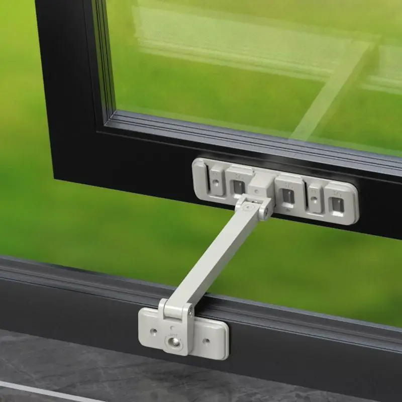 Baby Safety Window Lock Window Stopper With Strong Adhesive No Key Required Simple Practical Locks For Enhanced Safety