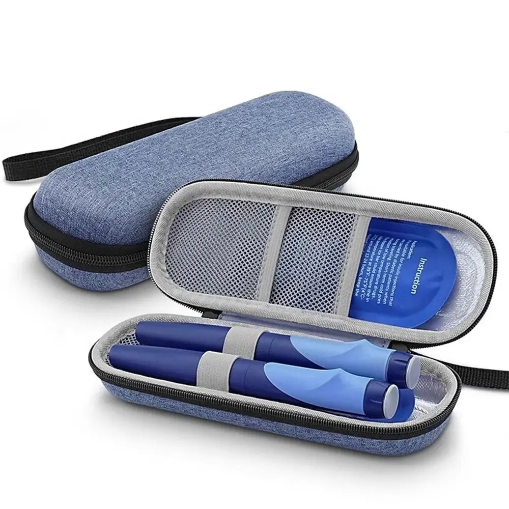 Portable Insulin Cooling Bag Glaciated Cold Storage Bag Medicine Travel Pocket Cooler Pen Bag Pack Drug Freezer for Diabetes