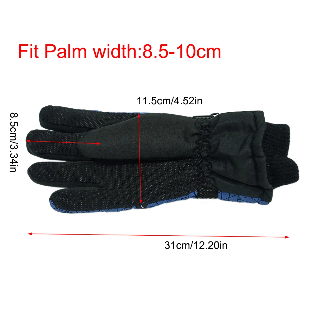 Winter Warm Snowboard Ski Gloves men mountain Skiing snowmobile waterproof snow motorcycle Gloves Windproof guanti moto 6