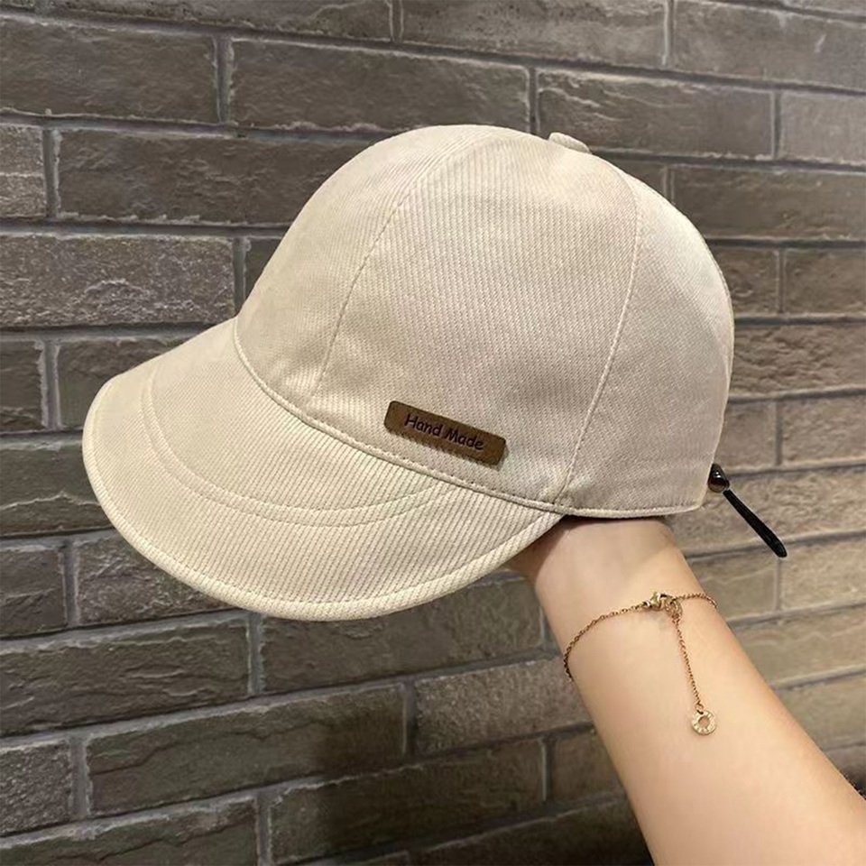 Foldable Wide-brimmed Sun Hat Spring And Summer Drawstring Adjustable Hat Female Beach Hat Summer Quick-drying Sun Hat