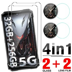 Premium Full Cover Tempered Glass Screen and Camera Lens Protector for DOOGEE S200X (2 Glass and 2 Lens)