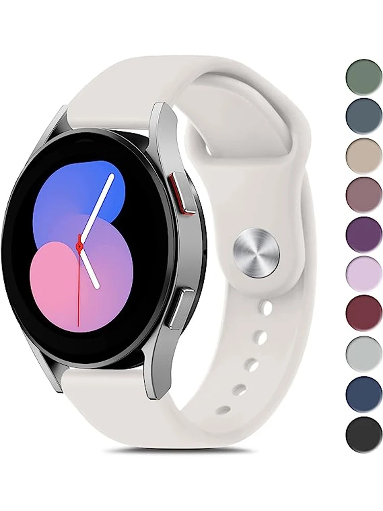 

Ремешок для Samsung Galaxy watch 4/5/pro/Classic/Active 2/gear S3 44 мм 40 мм 46 мм, браслет для HUAWEI GT 2/2E/3, 20 мм 22 мм