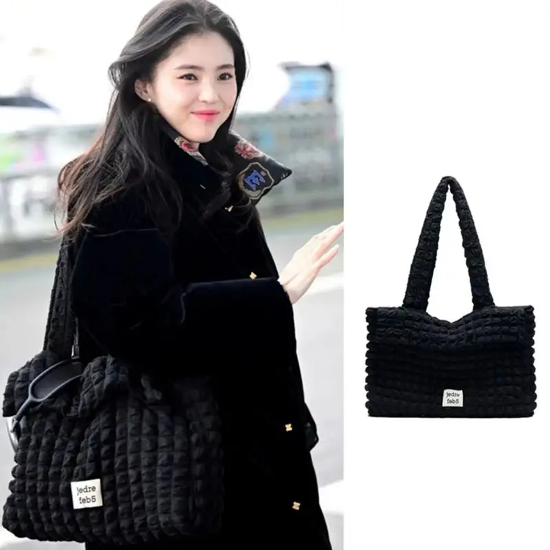 Korea JEDREFEB5 Luxury Designer Brand Handbags Women's Commuter Shoulder Underarm Bag Large Capacity Tote Bags for Girl