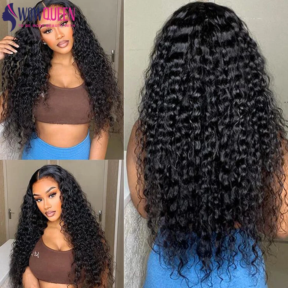 Water Wave Bundles Boucle Tissage Cheveux Humain 12A Tissage Cheveux Humain 1/3/4 PCS vague d'eau Bresilienne Cheveux Humain Pour Femme