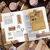 Journamm 18.5mm*2m Retro Washi Tapes for Junk Journal DIY Scrapbooking Creative Stationery Decor Diary Marking Adhesive Tapes 5