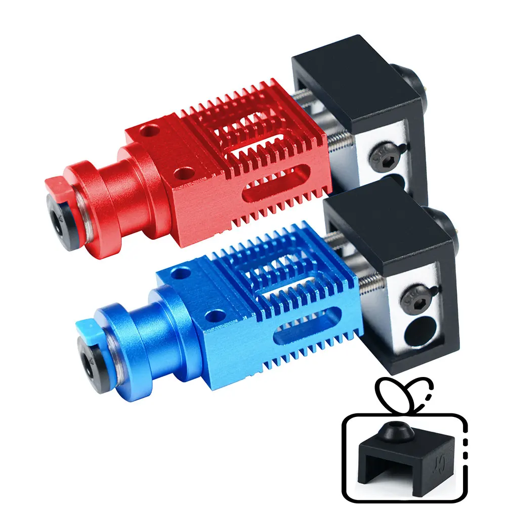 

3D Printer Part Upgrade CR-10 Assembled Hotend V6 Full Metal J-Head Extruder Hot End Kit Heat Block Nozzle for Ender3 CR10 CR10S