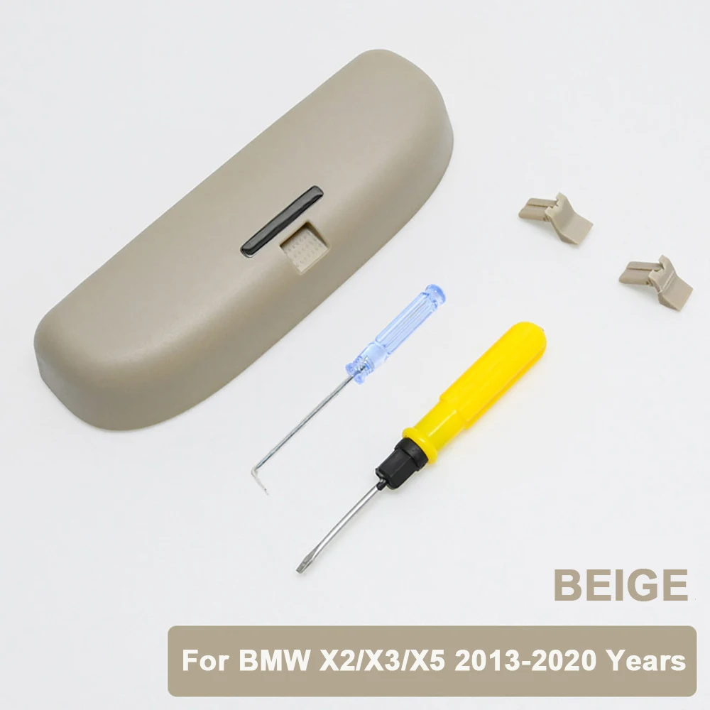 자동차 선글라스 거치대 선글라스 박스 안경 케이스, BMW X1 F48 X3 F25 X5 G05 F10 F11 F20 I3 액세서리, 신제품