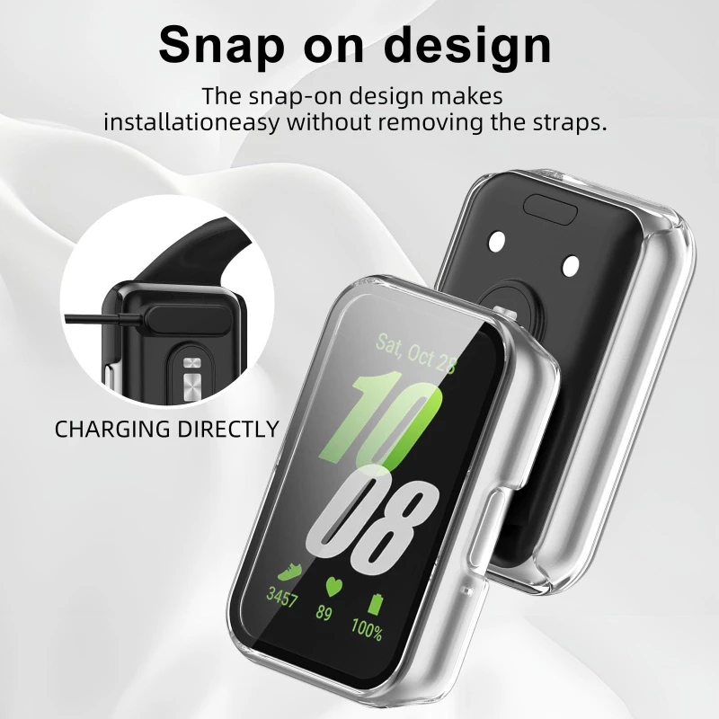 Tempered Glass Screen Protector & Hard PC Protective Bumper