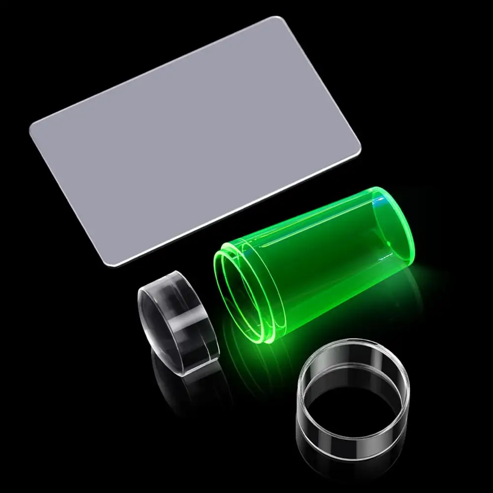 1 Set Practical Nail Art Stamper High Durability Compact Size Nail Art Stamp Print Stamping Stamper