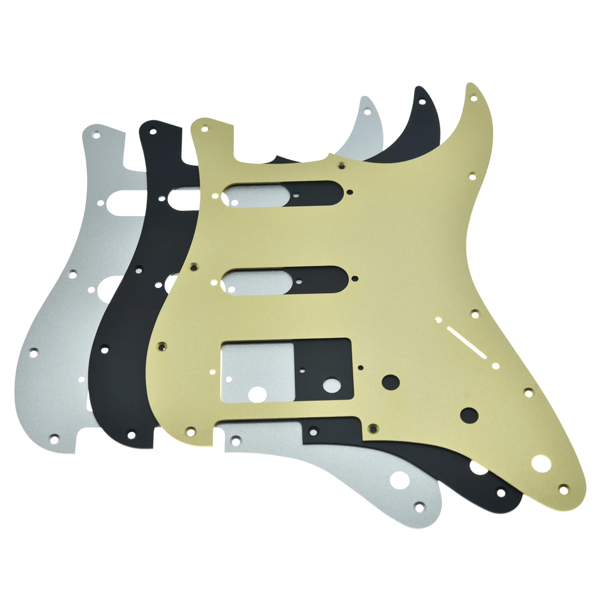 

Dopro Matte Aluminum Strat HSS Pickguard Metal Anodized ST Pick Guard Matte Scratch Plate for USA/Mexico Fender Stratocaster