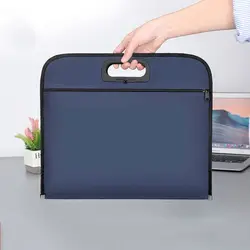 Products Information Bag Hand Tote Briefcase Waterproof Notebook Organizer Canvas File Bag Document Bag Conference Bag Handbag