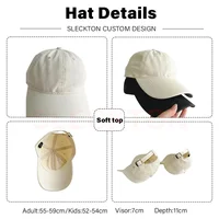 SLECKTON Customized Logo Baseball Hat for Kids and Adult Family Caps Logo Print Summer Sun Hat Outdoor Activity Wholesale Gorros 2
