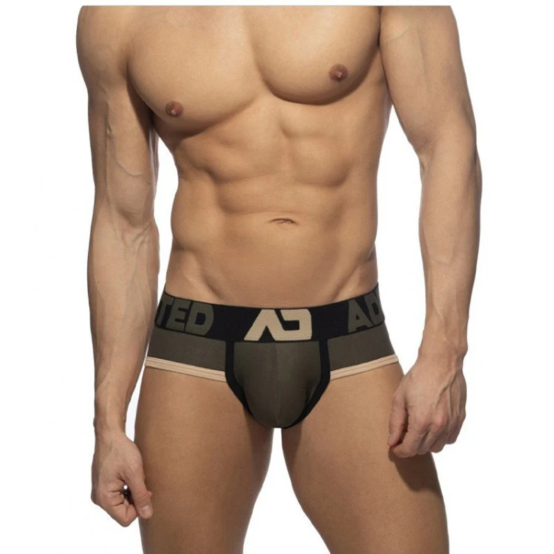 Slip da Uomo Sexy Nuovo Design 3D a U Convesso, Intimo Maschile che Valorizza il Volume, Slip con Fascia Elastica Larga, Intimo Traspirante in Cotone