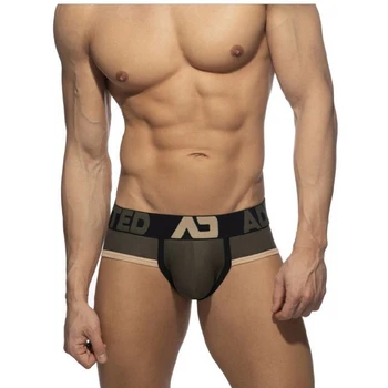 Slip da Uomo Sexy Nuovo Design 3D a U Convesso, Intimo Maschile che Valorizza il Volume, Slip con Fascia Elastica Larga, Intimo Traspirante in Cotone