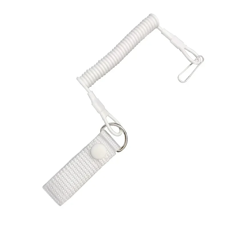 Description Picture 5 of itemElastic Lanyard Rope Tactical Anti-lost Spring Safety Strap Gun Rope For Key Ring Chain Flashlight Hunting Accessories