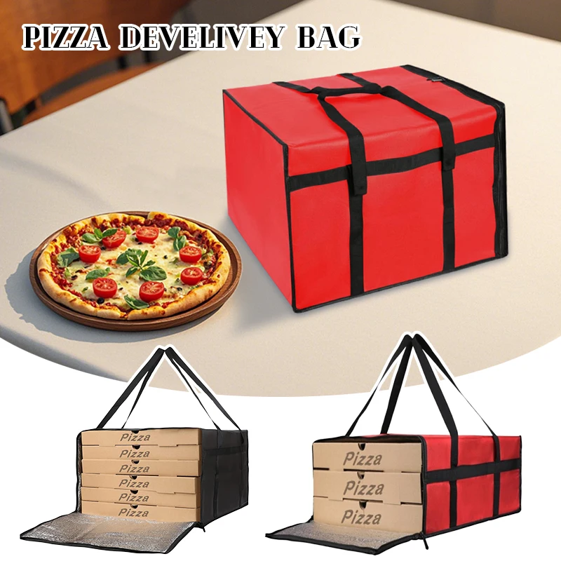 Waterproof reusable insulated pizza delivery bag keeps food hot or cold. Portable and d... - SKU IDB21350 - UGI Packaging