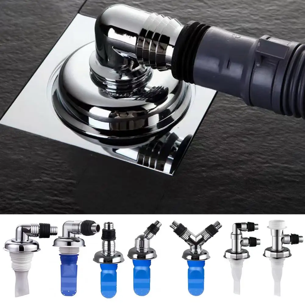 Washing Machine Floor Drain Joint Double Purpose Pipe Connector Dishwasher Universal Hose Adapter Disposer Trap Tool