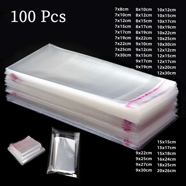  Cellophane Bags 9x12, 200Pcs Clear Bags for Gifts