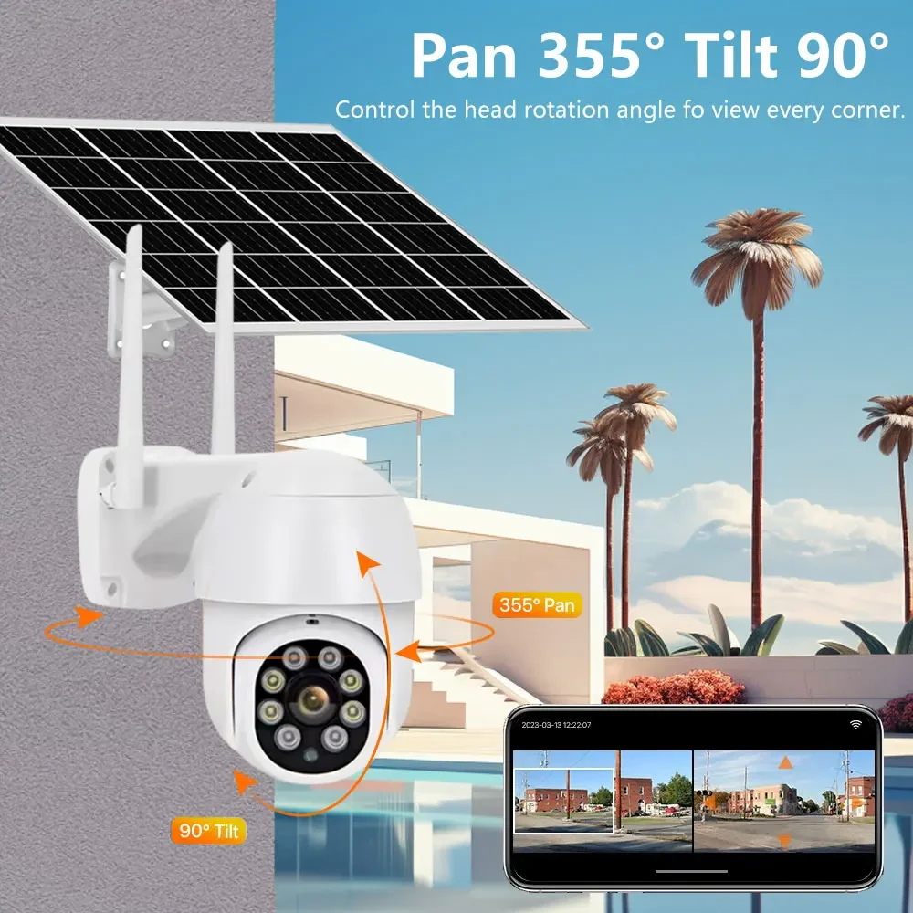 Tuya Smart Life Home 5MP Patrol Human Body Filtering 5W Solar Battery Wireless PTZ Outdoor WiFi PIR CCTV Auto Tracking Camera 5 Tuya Smart Life Home 5MP Patrol Human Body Filtering 5W Solar Battery Wireless PTZ Outdoor WiFi PIR CCTV Auto Tracking Camera 5