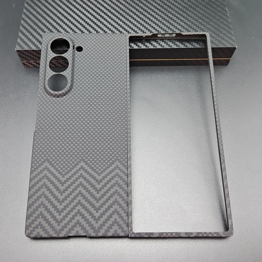 本物のアラミドカーボンファイバー製スマホケースカバー Samsung