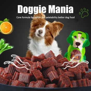 Pet Snacks Beef Particles Appetising Digesting Nutritious Delicious Chewy Training Rewards for Cat Dog Puppy Pet Food Snacks 1