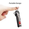 Nail Clippers Anti Splash Fingernail Cutter Stainless Steel Manicure Tools Sharp Nail Scissors Detachable Design Nail Trimmer 6