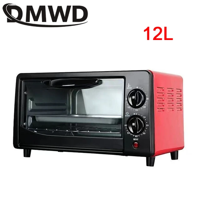 DMWD-Mini horno eléctrico para el hogar, máquina multifunción para