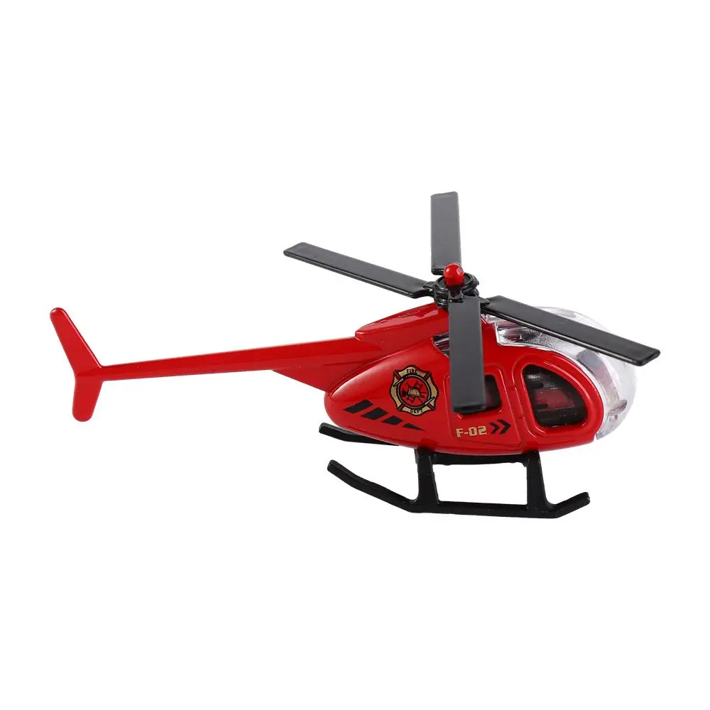1Pcs New Children Helicopter Toy Alloy Airplane Model Simulation Metal Flying Model Toy Sound and Light Kids Gift 4