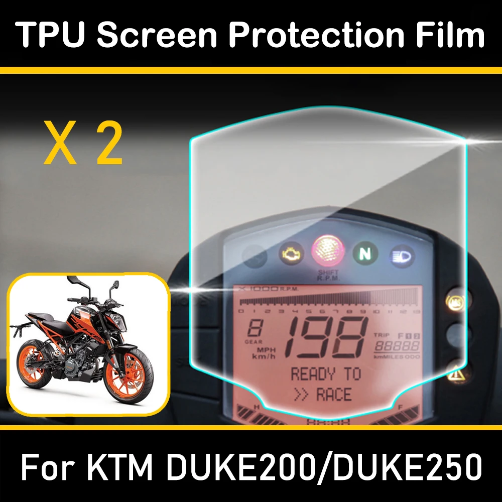 

Motorcycle Accessories Anti-Scratch TPU Protection Film Instrument Screen Protector For KTM Duke 390 200 Duke390 Duke200 RC 150