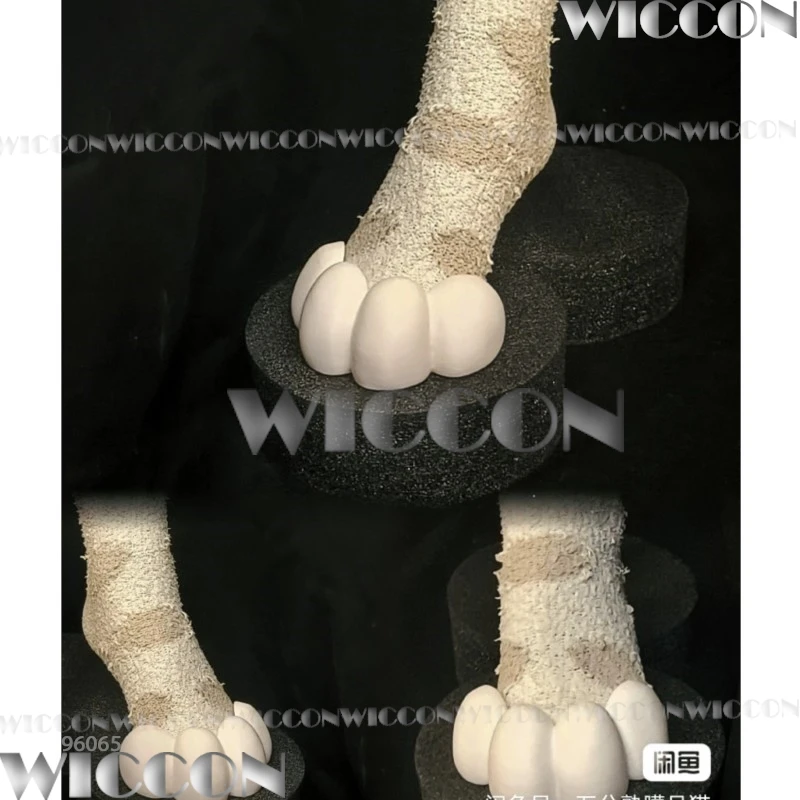 Furry Kig Foot Cute Toe Fursuit Kigurumi Cosplay 3D Print Animal Beast Foot Furred Costume Gift Holloween Roleplay Customized