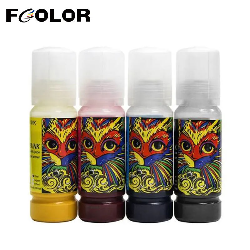 Fcolor 70Ml * 6 Bottiglie Di Inchiostro A Sublimazione Set Inchiostro A Trasferimento Termico Per Stampanti Epson Ecotank Et-2720 Et-15000 Stampa A Tr