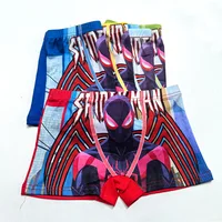 Caleçons pour garçons à motif dessin animé, en soie de lait, pour enfants de petite, moyenne et grande taille 4