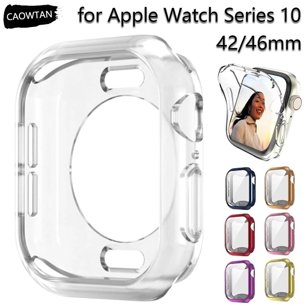 TPU Hollow Soft Bumper Shell for Apple Watch - Protective Case Cover