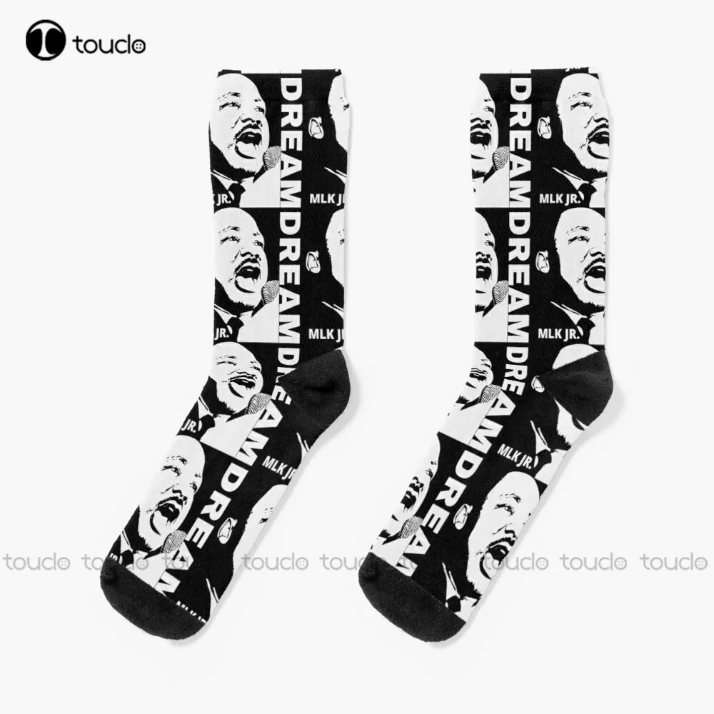 

Mlk Jr. Dream ( Martin Luther King Jr 2022) Socks Men Socks 360° Digital Print Design Cute Socks New Popular Unisex Adult Girls