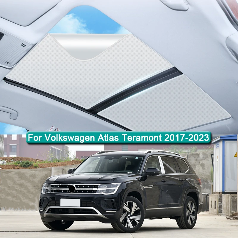 Для крыши, солнцезащитный для Volkswagen Tiguan Teramont 2017-2023, Электростатическая Адсорбция, Солнцезащитный фонарь, наклейка для затемнения