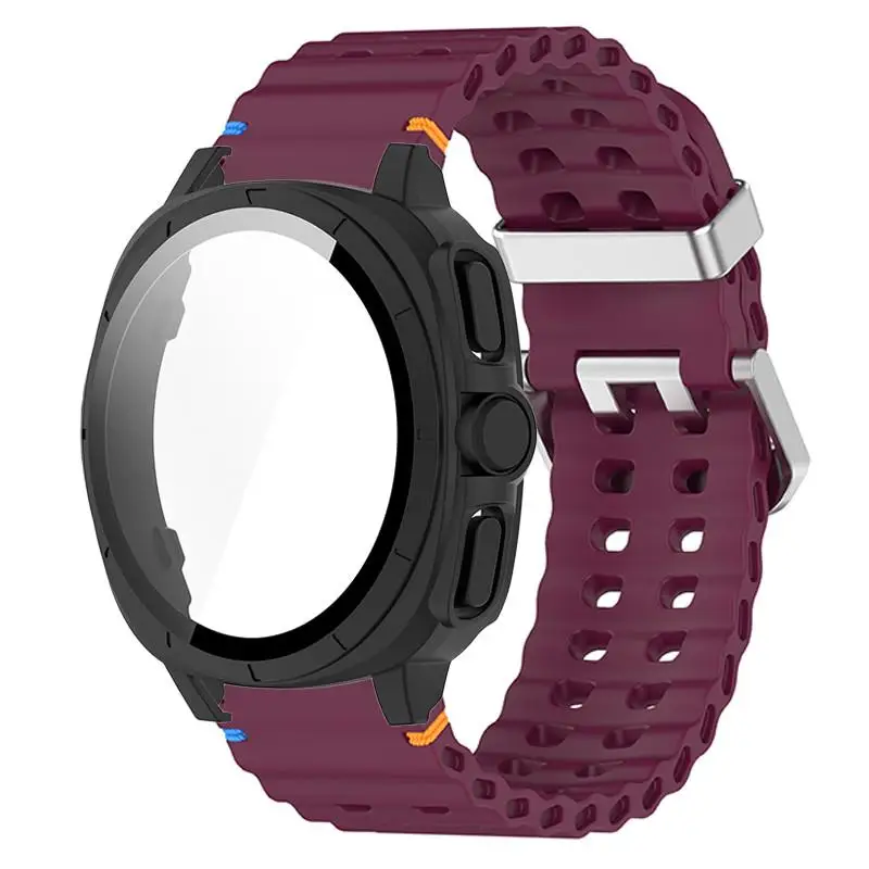 Enhanced 2-in-1 Sports Silicone Watch Case and Strap