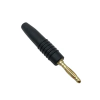 20Pcs 2mm Banana Plug Connector Banana Male Plugs Audio Speaker Wire Cable Connectors Red Black 4