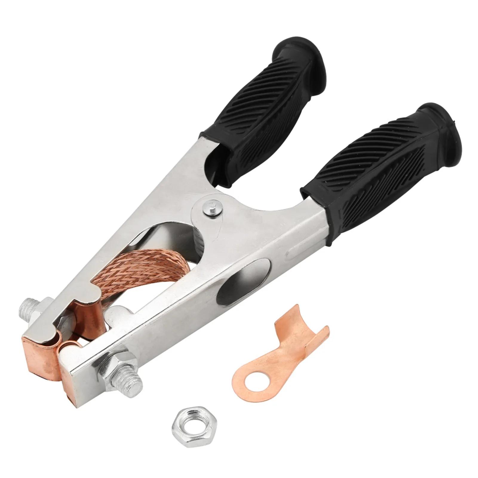 Welding Earth Clamp 500A Electroplated Ground Clamp Copper Welding Earth Clip for Manual Welder 500A Ground Clamp Welding