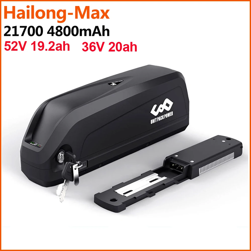 Аккумулятор для электровелосипеда Hailong Max 21700 52 в 1500 а/ч 36 В 20 А/ч двигателя 8Fun 1000 Вт