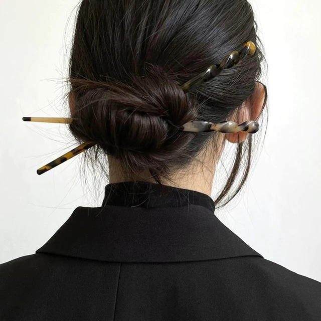 42872-45e4f9.jpg Vintage Leopard Print Hair Sticks Chinese Styles Acetate Chignon Hair Fork For Women Girls Party Bun Hairstyle Accessories