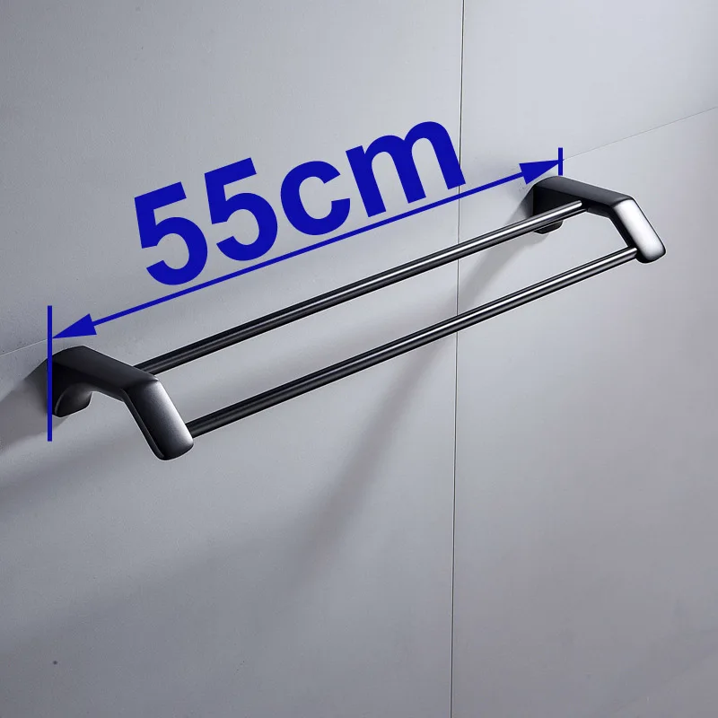 Portasciugamani Doppio Braccio In Acciaio Inox 304 - Salvaspazio Per Bagno E Cucina