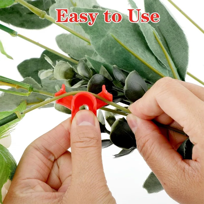 100/10Pcs Plant Clamp Bending Device Flower Vine Branches Plant Stem Training Clips Growth Bender Control Support Clamps